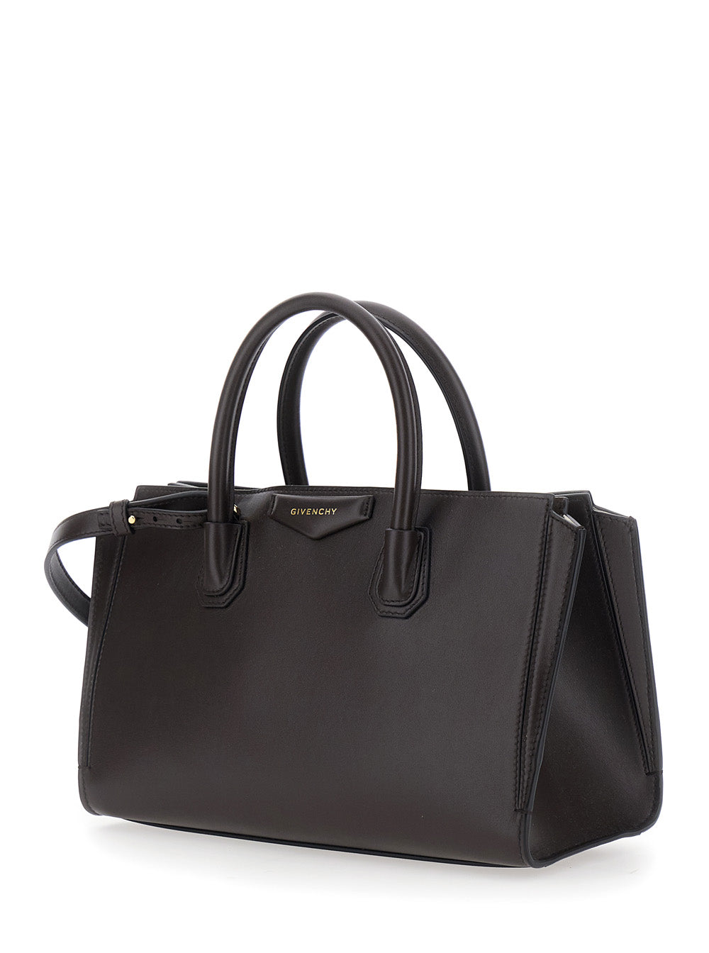 Givenchy Women Handbag With Triomphe Plaque On The Front In Brown Leather For Women GIVENCHY