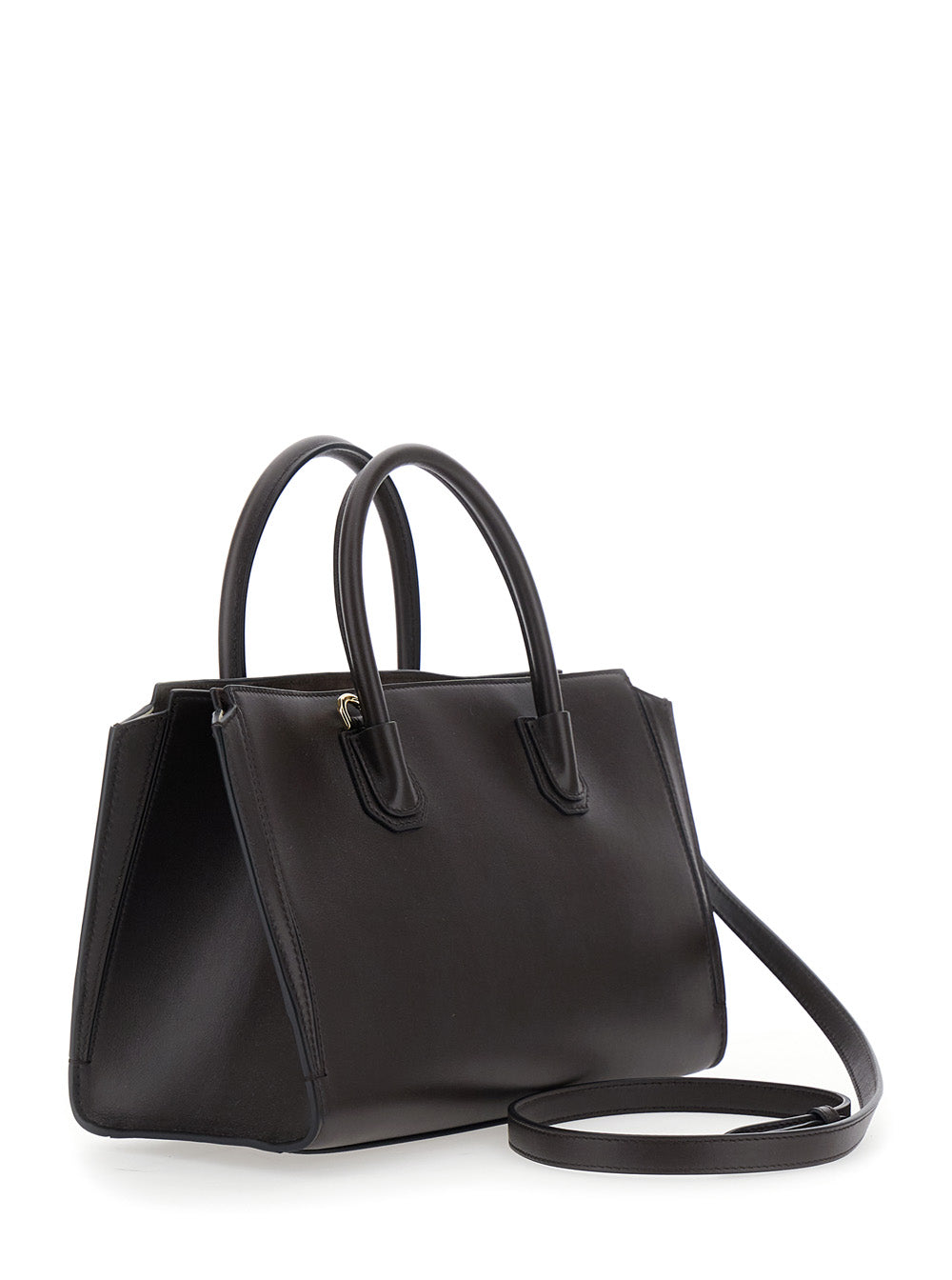 Givenchy Women Handbag With Triomphe Plaque On The Front In Brown Leather For Women GIVENCHY