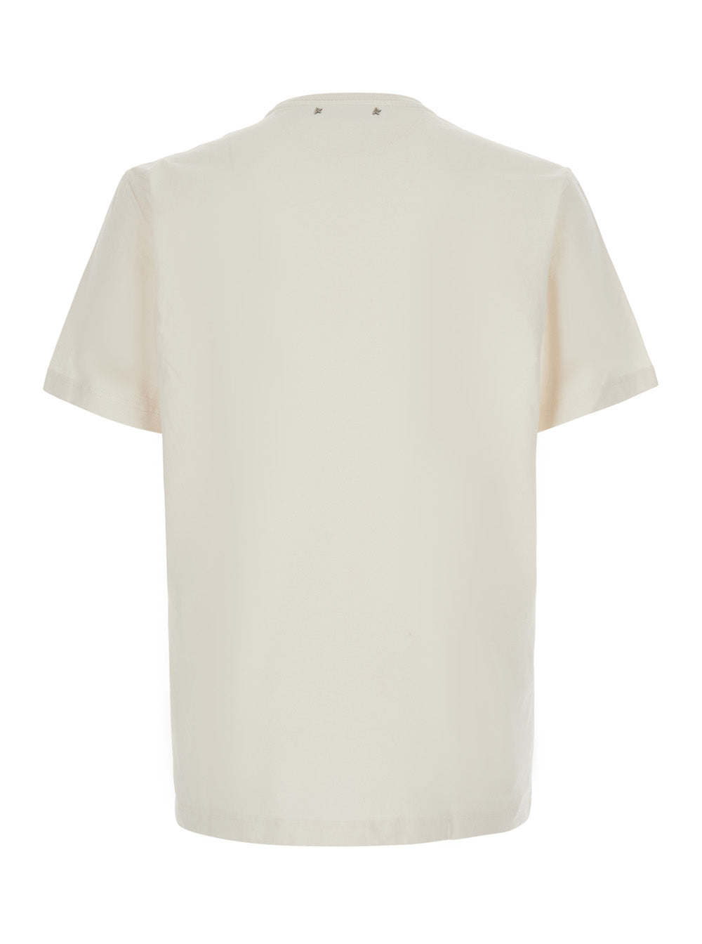 Golden Goose Men Tshirt Eritage With White Cotton Unisex GOLDEN GOOSE