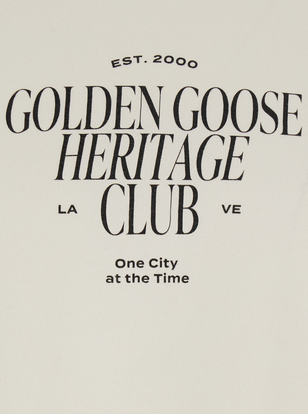Golden Goose Men Tshirt Eritage With White Cotton Unisex GOLDEN GOOSE