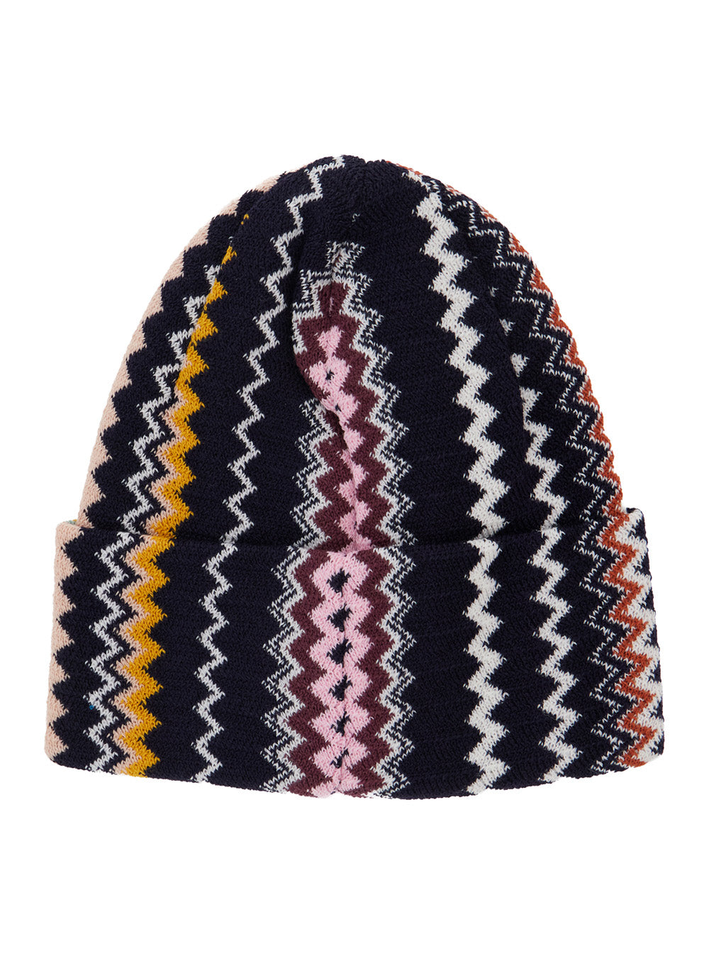 Missoni Women Multicolor Hat With Brim And Zigzag Motif In Wool Blend For Women MISSONI