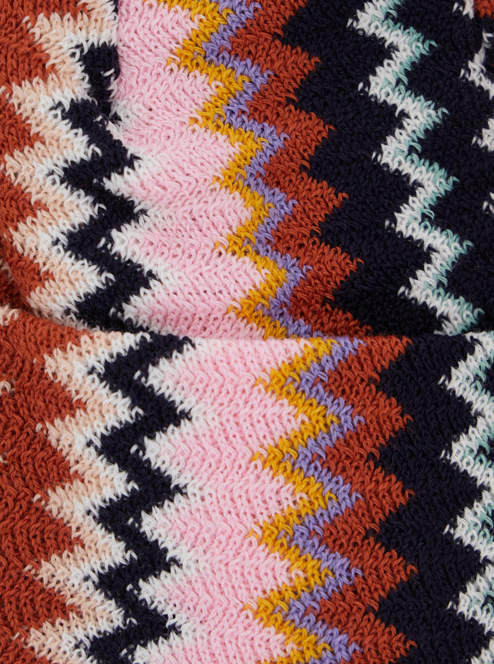 Missoni Women Multicolor Hat With Brim And Zigzag Motif In Wool Blend For Women MISSONI