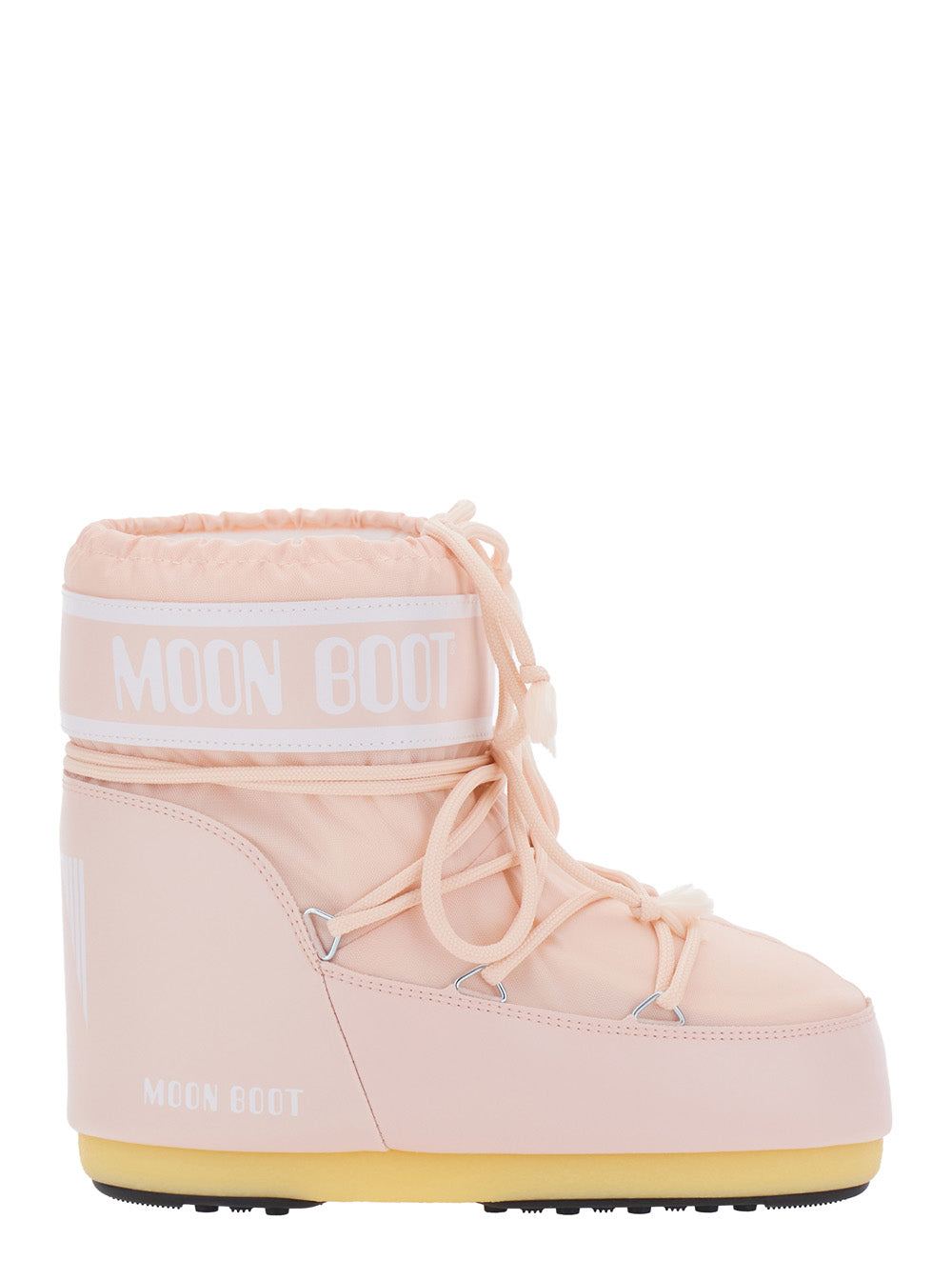 Moon Boot Women Icon Low Nylon Ankle Boots With Tech Fabric And Pink Color For Women MOON BOOT