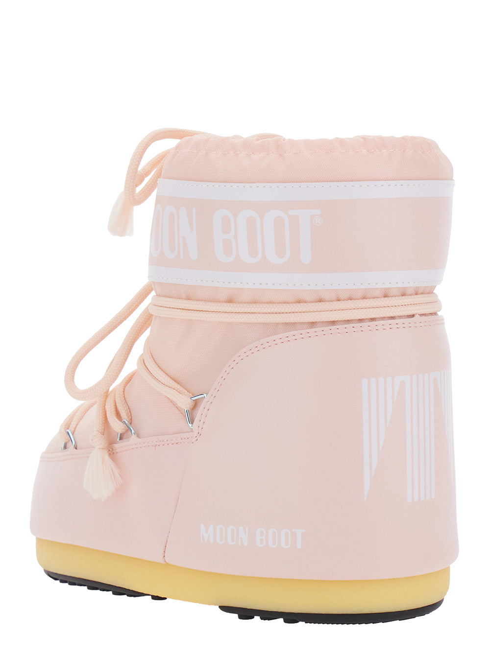 Moon Boot Women Icon Low Nylon Ankle Boots With Tech Fabric And Pink Color For Women MOON BOOT