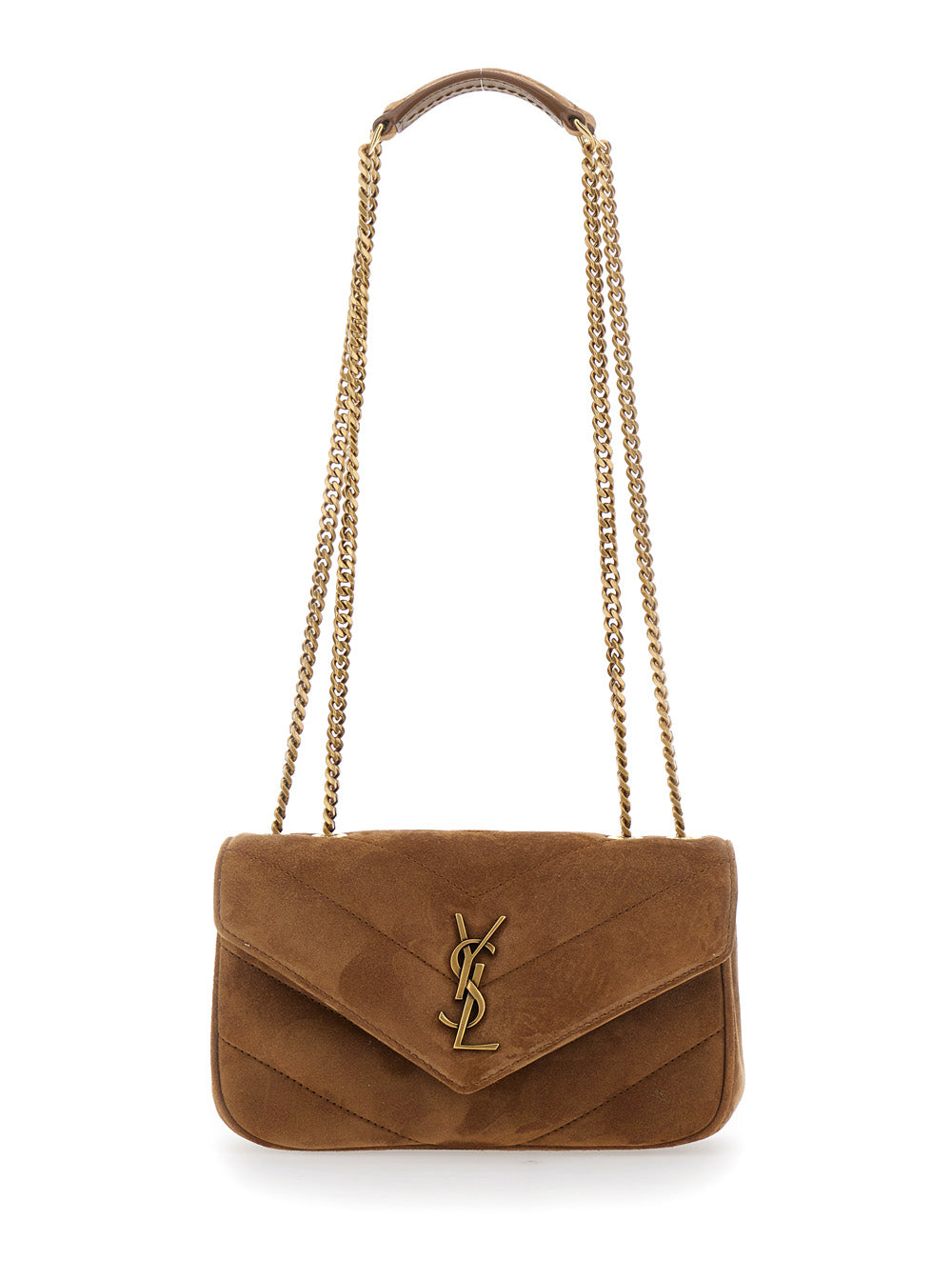 Saint Laurent Women Ysl Pw Mini Loulou Suede Satin SAINT LAURENT