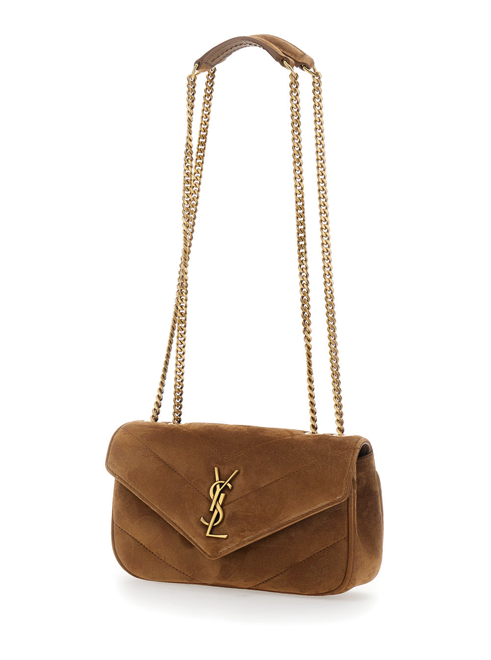 Saint Laurent Women Ysl Pw Mini Loulou Suede Satin SAINT LAURENT