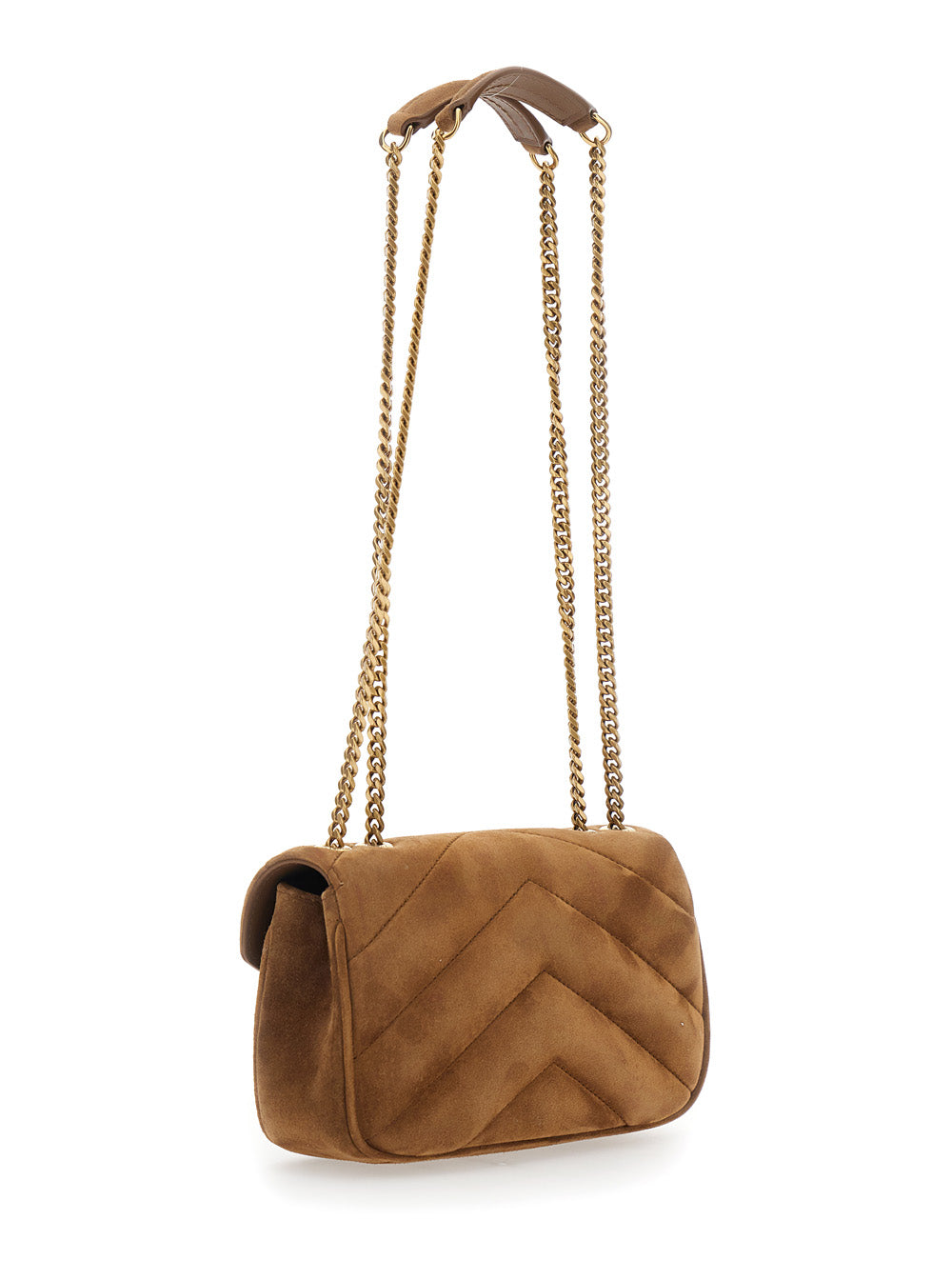 Saint Laurent Women Ysl Pw Mini Loulou Suede Satin SAINT LAURENT