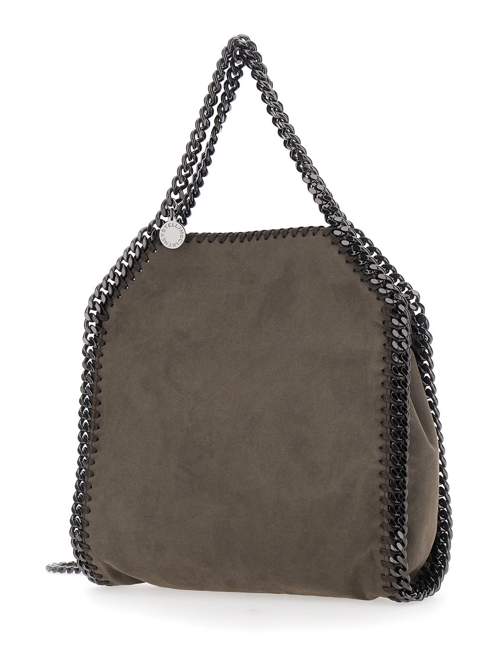 Stella Mccartney Women Falabella Mini Bag Alter Suede With Suede Details, Brown, Woman STELLA MCCARTNEY