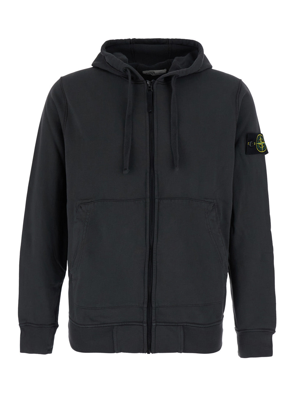 Stone Island Men Sweatshirt With Crew Neck And Long Sleeves In Gray Unisex STONE ISLAND