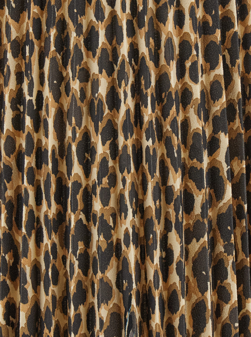 Etro Women Brown High-Waisted Midi Skirt With All-Over Leopard Motif In Tech Fabric Women ETRO