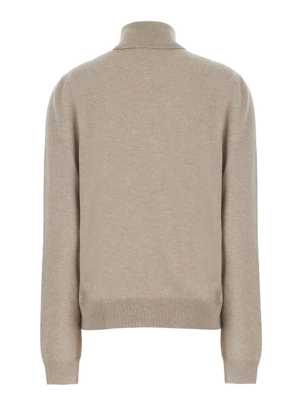 Etro Women Beige High-Neck Sweater With Front Print In Blend Wool For Women ETRO