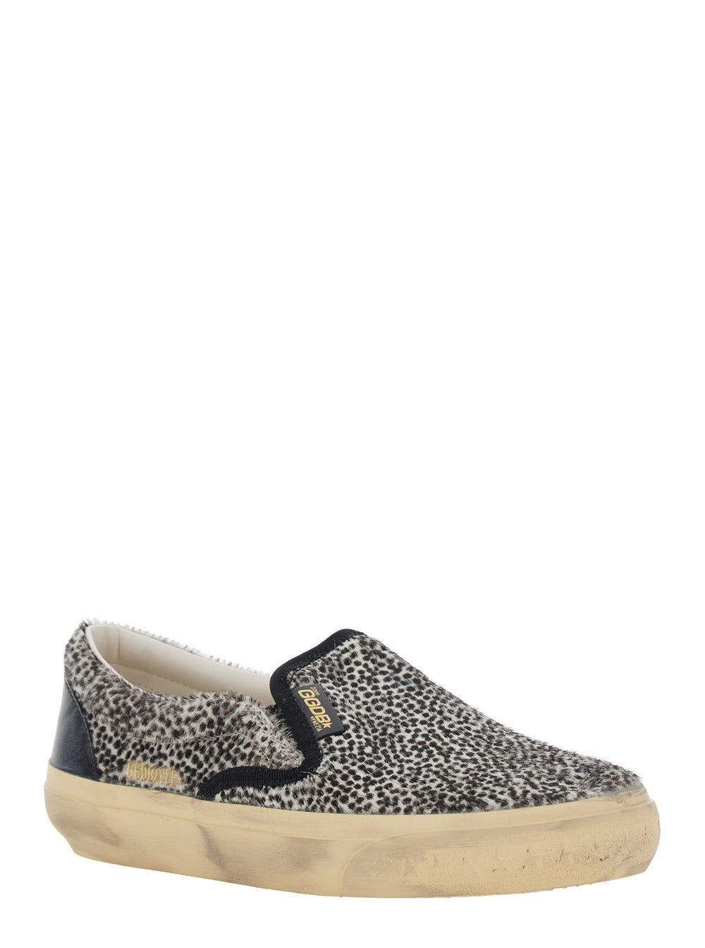 Golden Goose Women Sneakers Vce Pois Horsy Upper Leather Spur With Black Leather Upper Unisex GOLDEN GOOSE