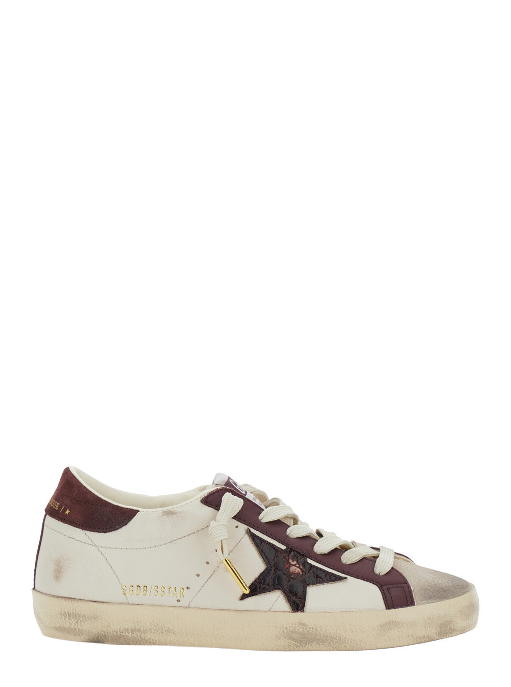 Golden Goose Women Sneakers Super Star With Nappa Upper And Suede Details, White, Unisex GOLDEN GOOSE
