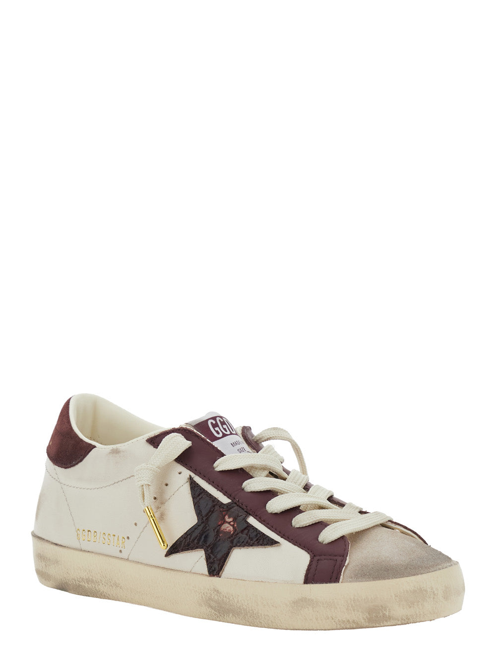 Golden Goose Women Sneakers Super Star With Nappa Upper And Suede Details, White, Unisex GOLDEN GOOSE