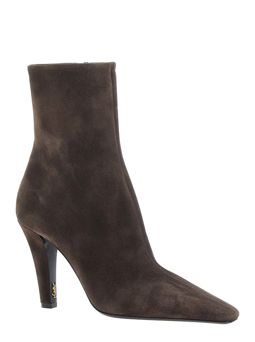 Saint Laurent Women Jill 95 Booties Velvet SAINT LAURENT