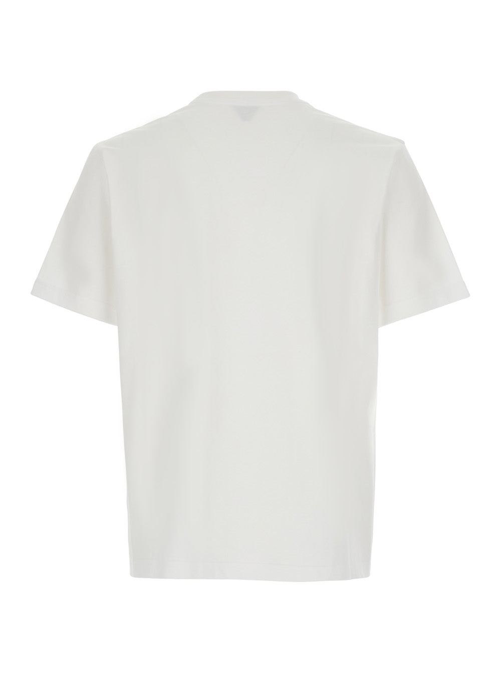 Bottega Veneta Men White Crew Neck T-Shirt In Cotton Jersey For Men BOTTEGA VENETA