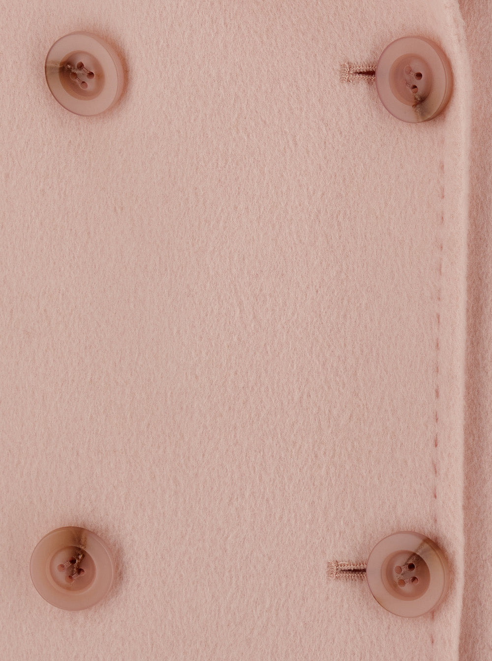 Leplain Women Pink Double-Breasted Coat With Classic Lapels In Wool Women LEPLAIN