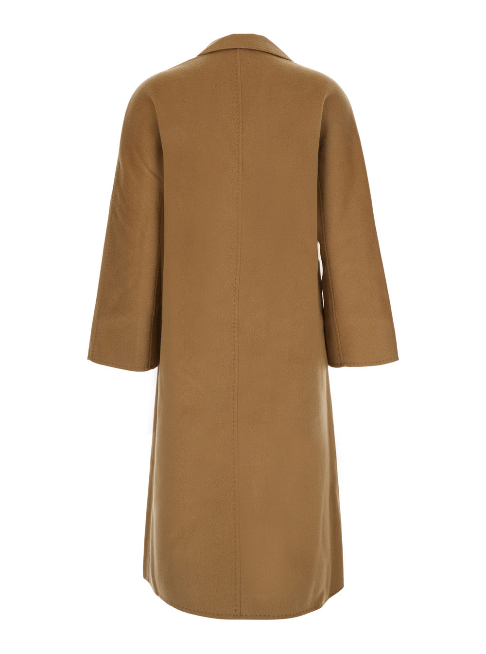 Leplain Women Brown Double-Breasted Coat With Classic Lapels In Wool Women LEPLAIN