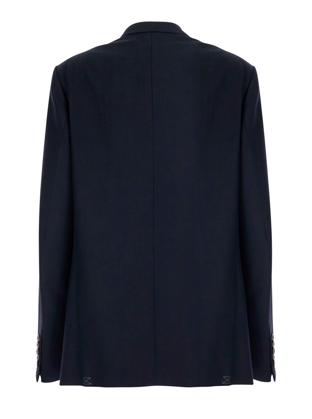 Dries Van Noten Women Barrysta Emb Jacket With Tech Fabric Embroidery Blue Men DRIES VAN NOTEN