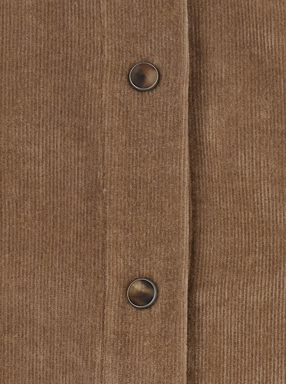 Brunello Cucinelli Women Beige Shirt With Classic Collar In Corduroy For Women BRUNELLO CUCINELLI