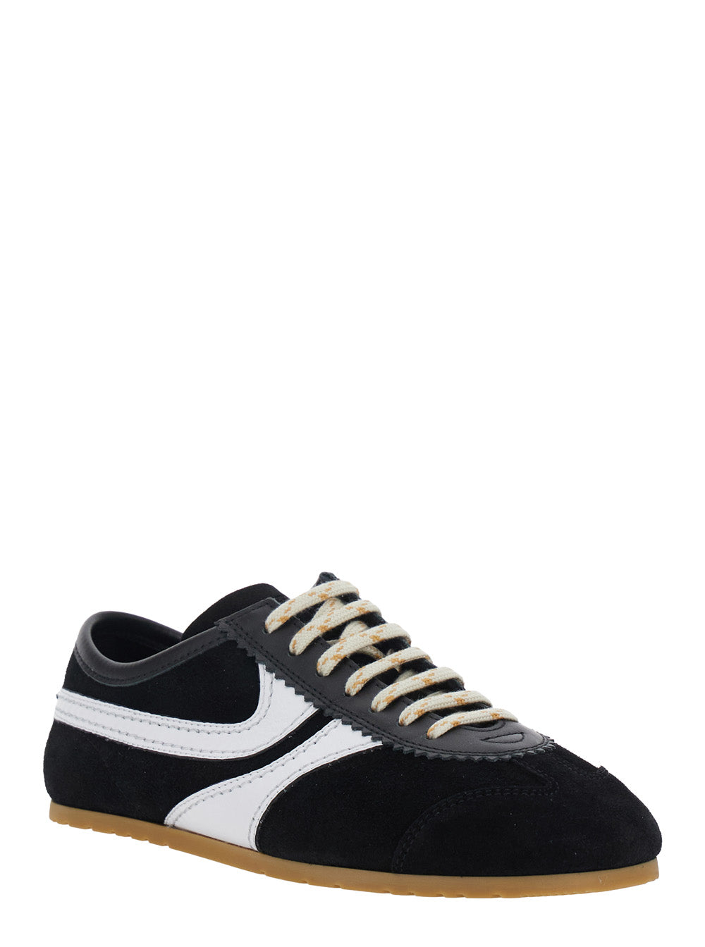 Dries Van Noten Women Sneakers With Elegant Design And Rubber Sole Black Calf Unisex DRIES VAN NOTEN