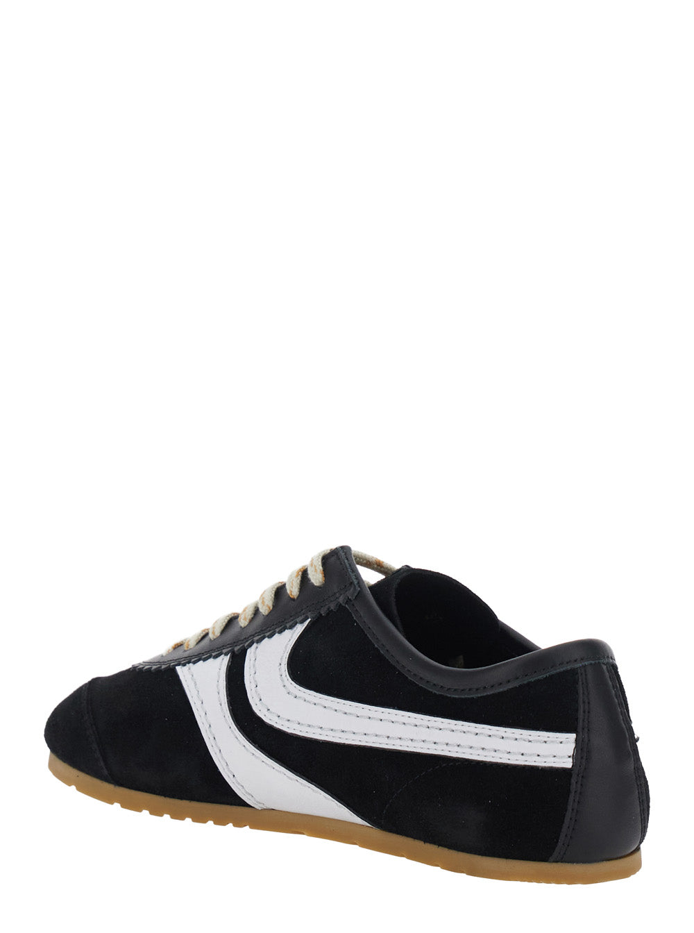 Dries Van Noten Women Sneakers With Elegant Design And Rubber Sole Black Calf Unisex DRIES VAN NOTEN