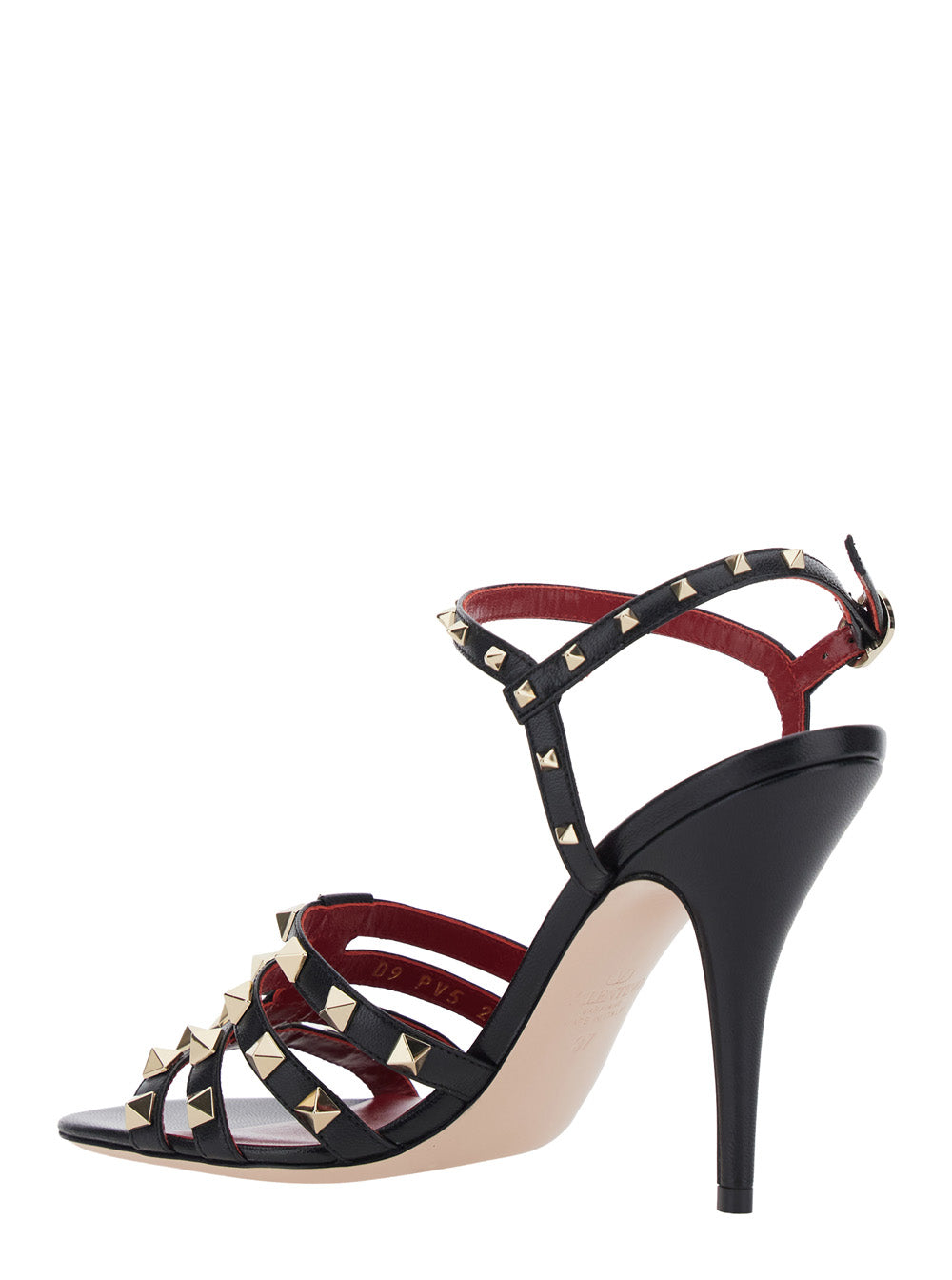 Valentino Garavani Women Sandal | Rockstud | T. 100 | Capretto/Platinum Mix Size Studs VALENTINO GARAVANI