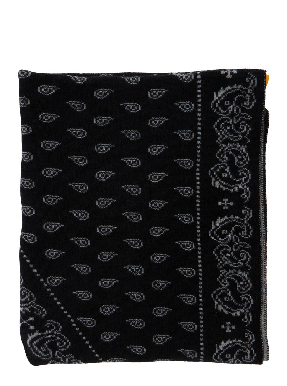 Guest In Residence Women Scarf 'The Wild Rag' With Fringes In Black Tech Fabric For Women GUEST IN RESIDENCE