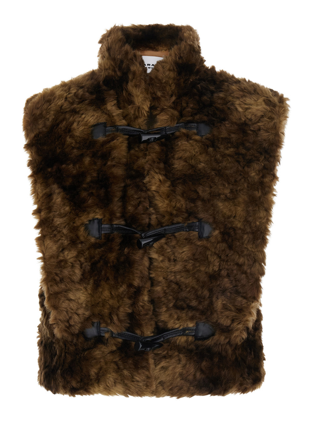 Isabel Marant Etoile Women Jacket Jocya-Gc With High Collar And Long Sleeves In Tech Fabric Brown Women ISABEL MARANT ETOILE