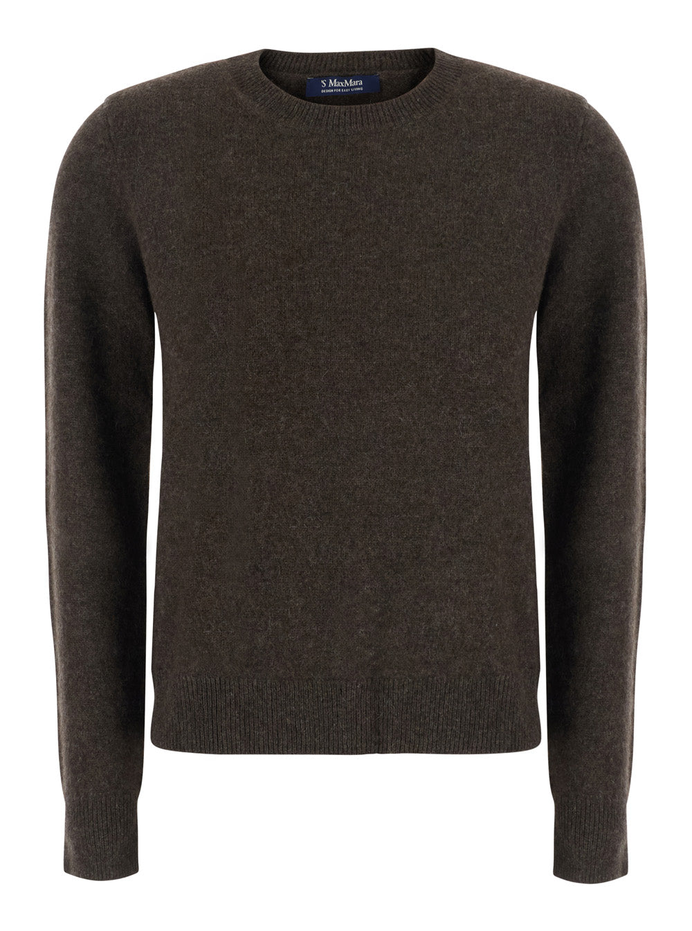 'S Maxmara Women Sweater "Voliera" With V-Neck And Long Sleeves In Brown Fabric For Women S MAX MARA