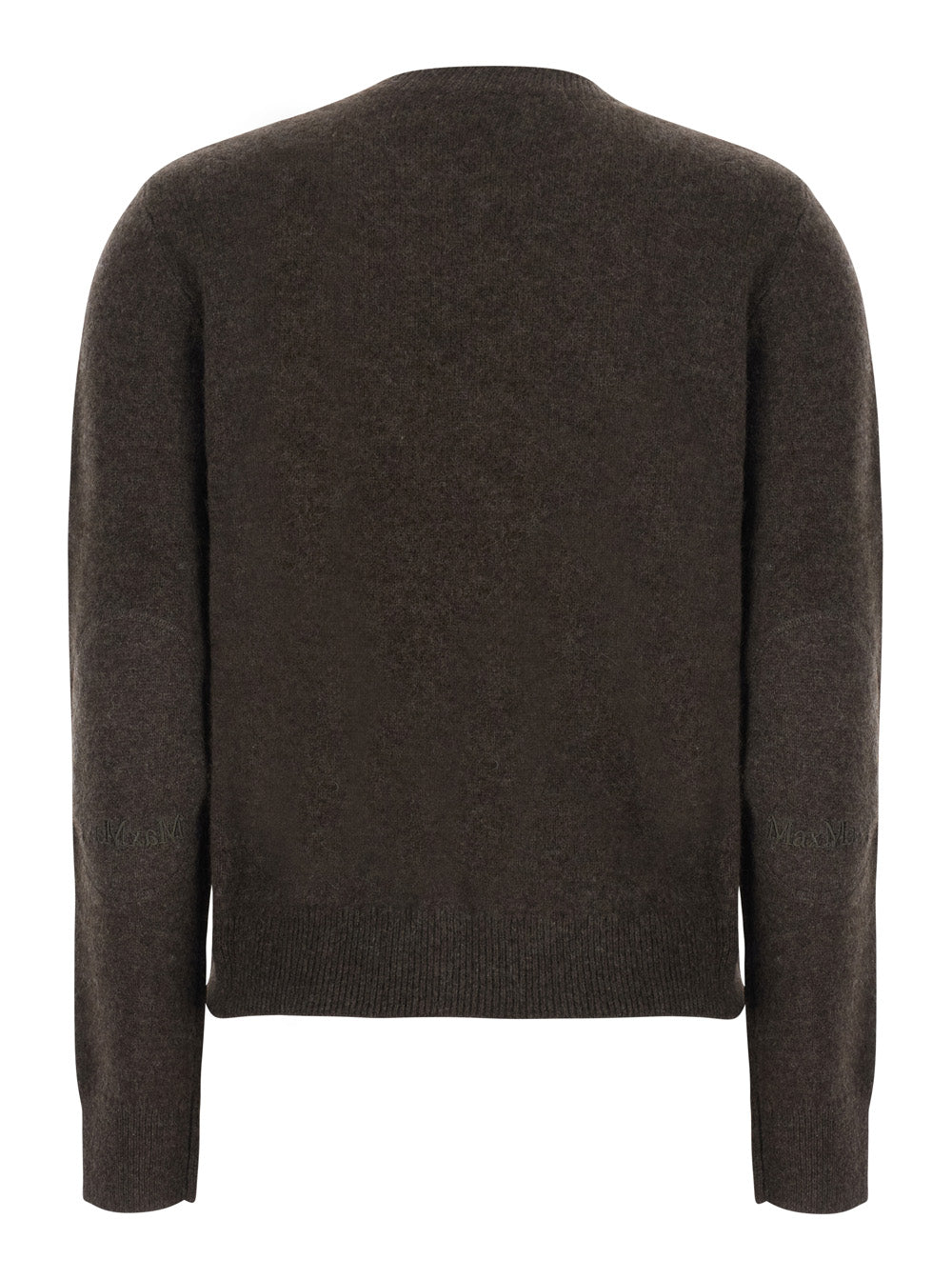 'S Maxmara Women Sweater "Voliera" With V-Neck And Long Sleeves In Brown Fabric For Women S MAX MARA