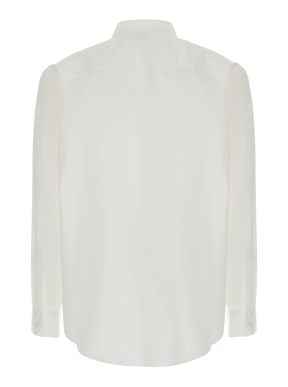 Saint Laurent Men Popeline Plastron + Logo SAINT LAURENT