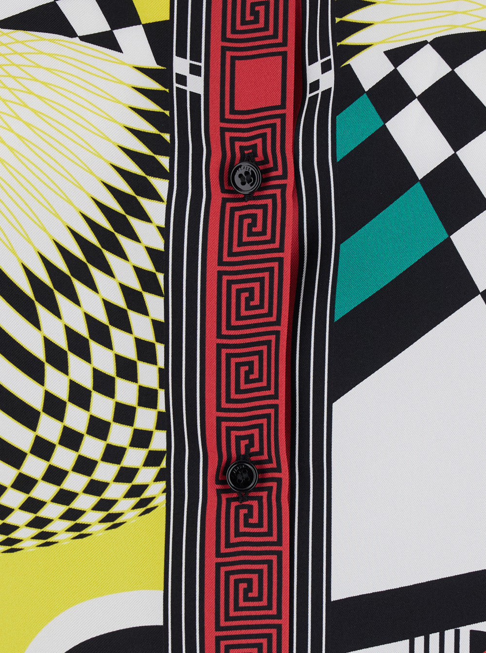 Versace Women Shirt With Multicolor Scarf Print For Men VERSACE