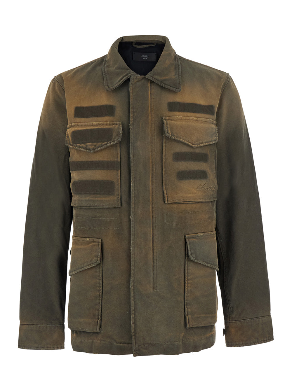 Amiri Men Jacket Amiri M65 With Military Details And Green Tech Fabric For Men AMIRI
