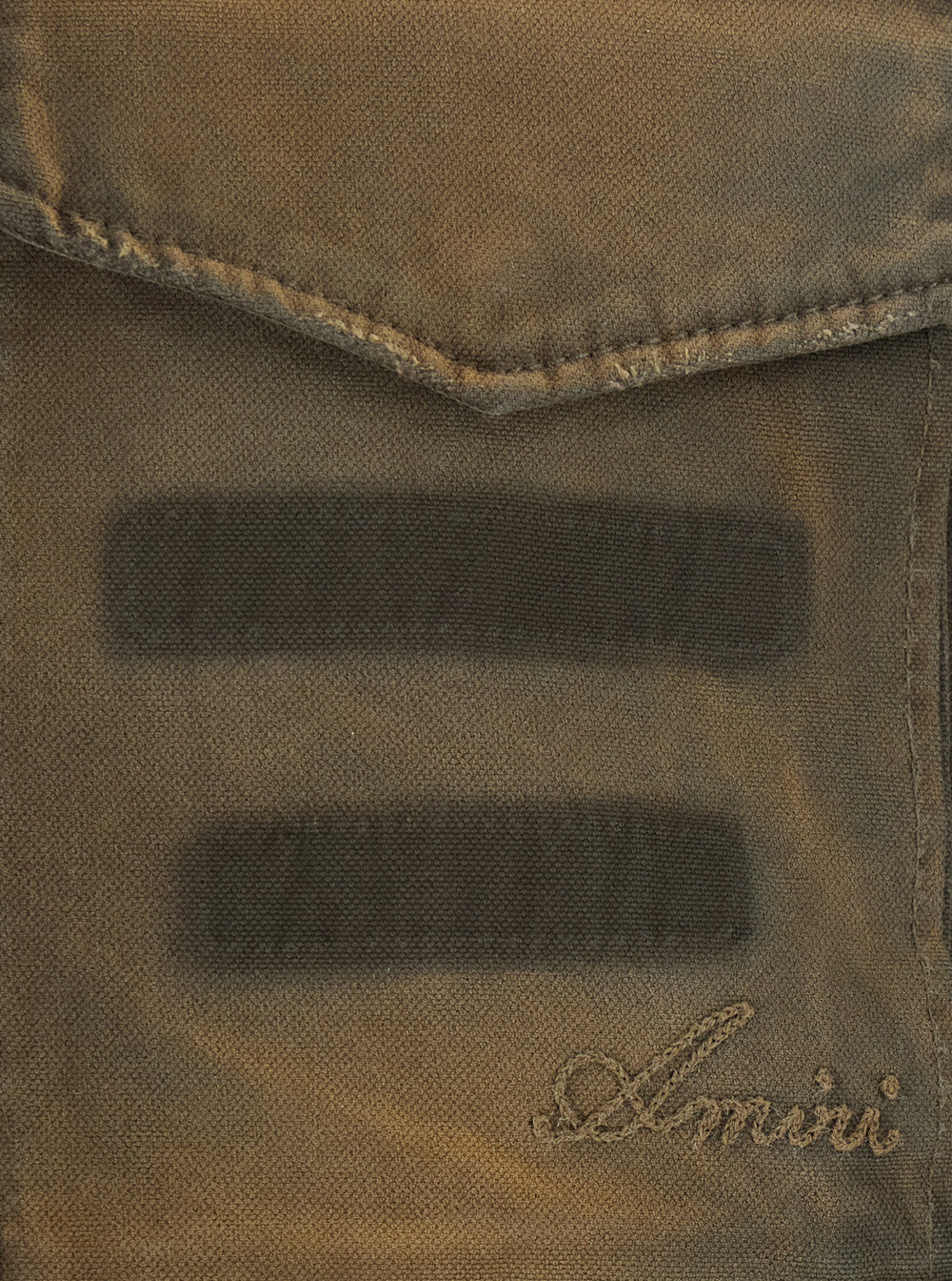 Amiri Men Jacket Amiri M65 With Military Details And Green Tech Fabric For Men AMIRI