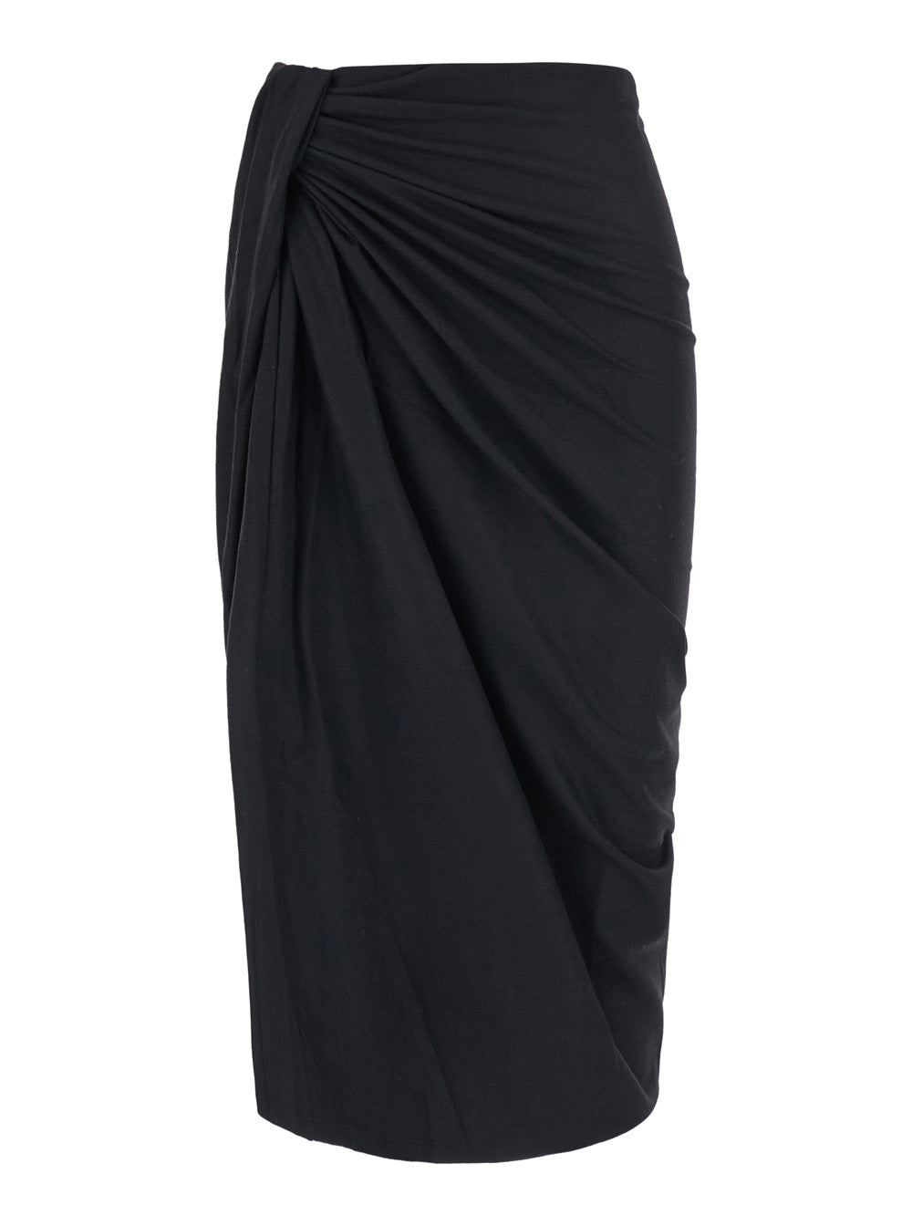 Isabel Marant Etoile Women Skirt Jeldia-Gc With Leather Details And Tech Fabric, Black, Woman ISABEL MARANT ETOILE