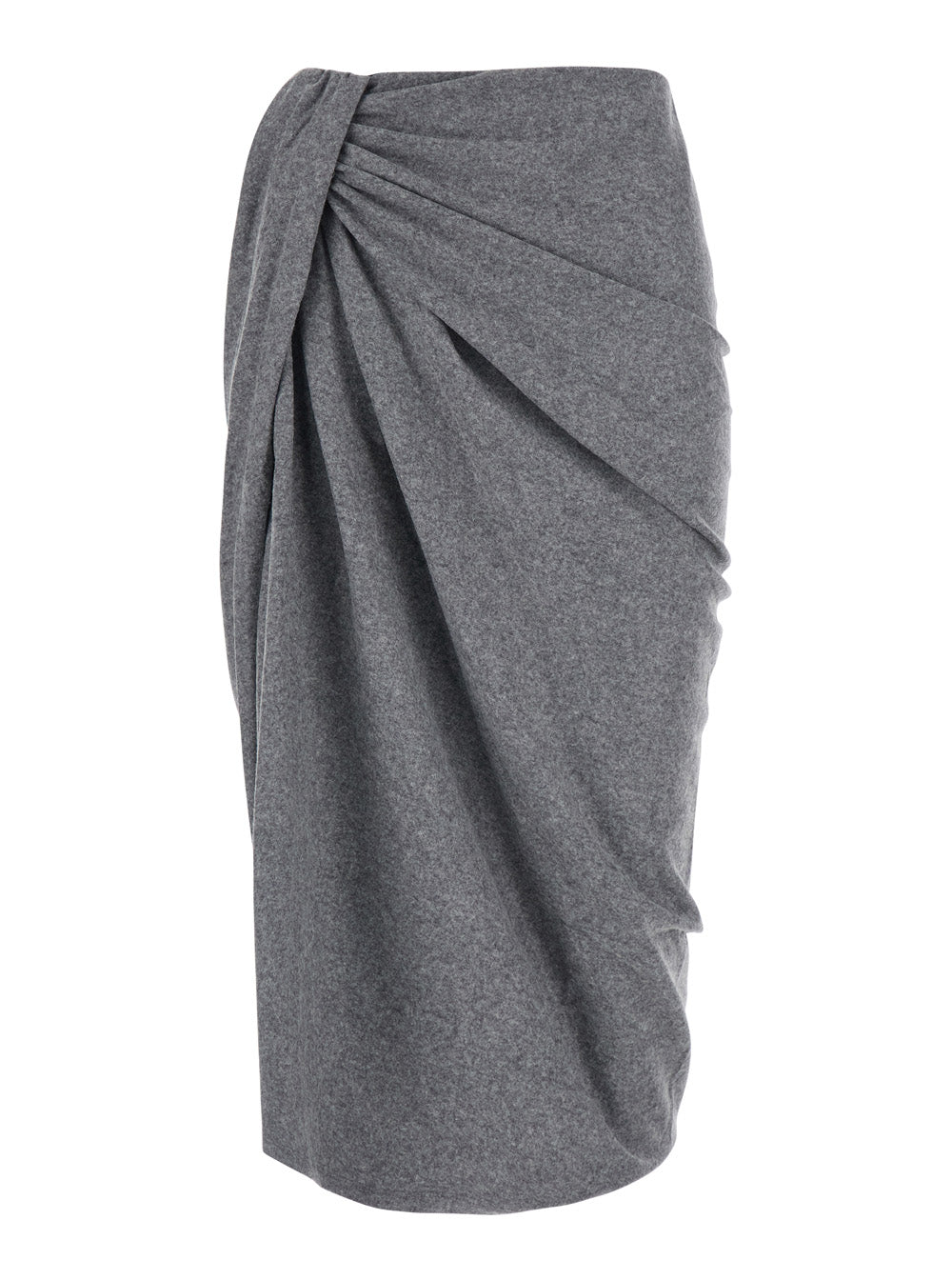 Isabel Marant Etoile Women Skirt Jeldia-Gc With Elegant Details And Gray Tech Fabric For Women ISABEL MARANT ETOILE