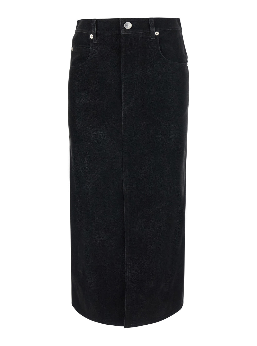 Isabel Marant Etoile Women Skirt Bisane-Gc In Tech Fabric With Details And Black Color For Women ISABEL MARANT ETOILE