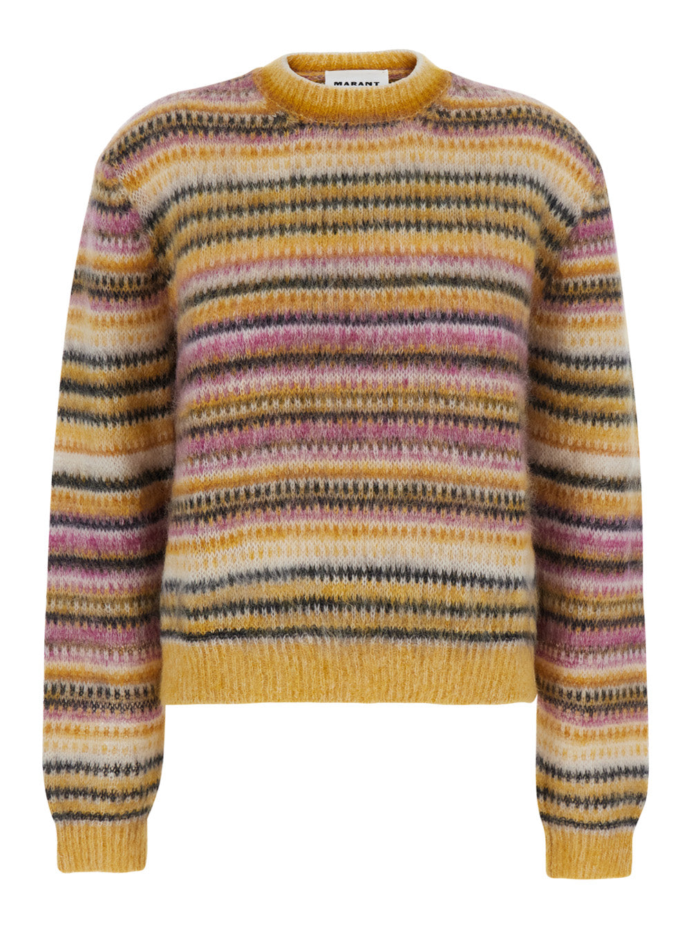 Isabel Marant Etoile Women Morine-Gc Long Sleeve Round Neck Wool Sweater Multicolor Women ISABEL MARANT ETOILE
