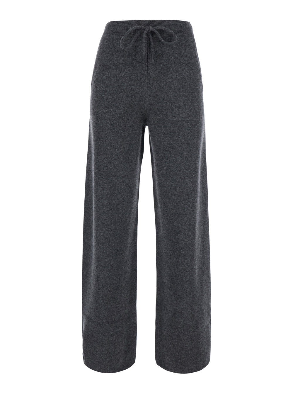 Max Mara Women Fiabe Pants With Pockets And Gray Hem For Women MAX MARA