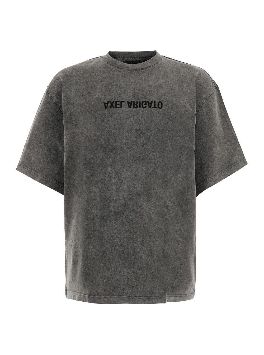 Axel Arigato Men Distort T-Shirt With Washed Effect And Cotton, Black Color, Unisex AXEL ARIGATO