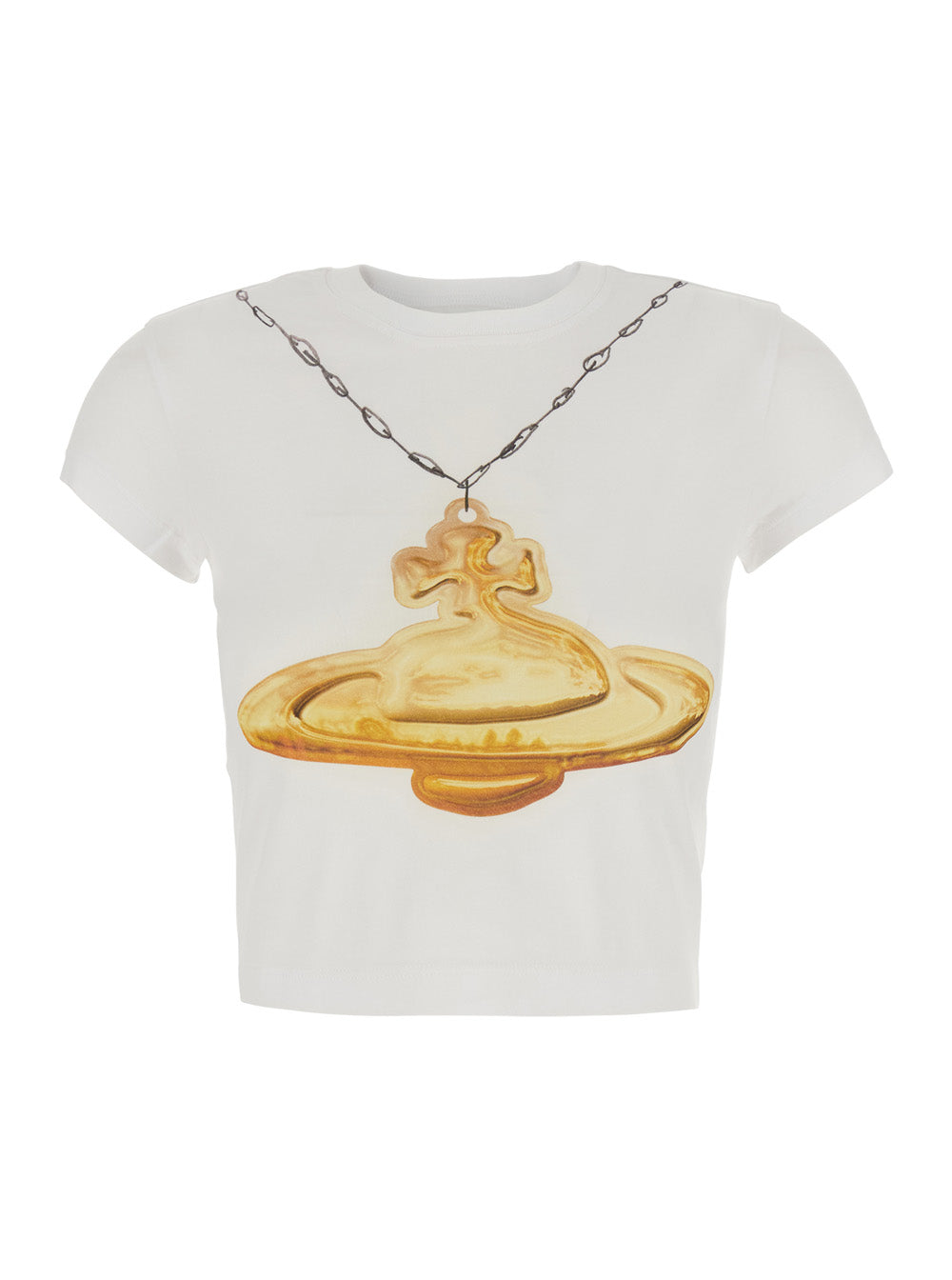 Vivienne Westwood Women Gold Orb Baby Peru T-Shirt VIVIENNE WESTWOOD