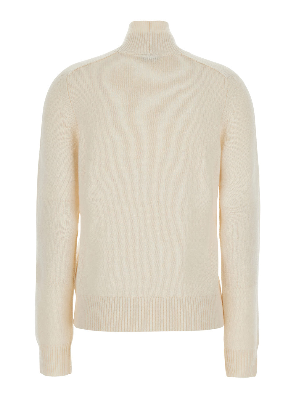 Burberry Women Sweater With Round Neck And Long Sleeves In White Cotton For Women BURBERRY
