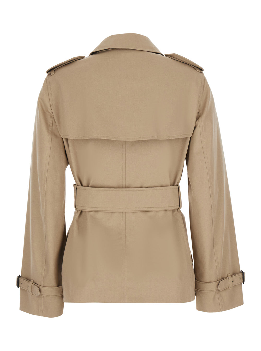 Burberry Women Beige Jacket With Zip Closure And Front Pockets In Tech Fabric For Women BURBERRY