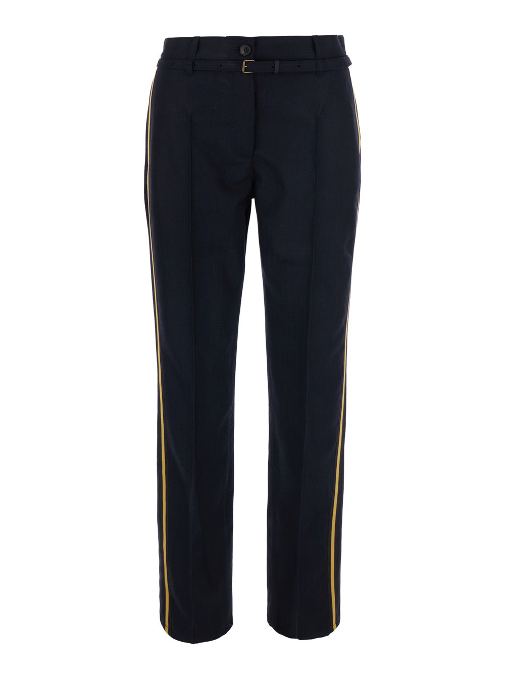 Dries Van Noten Women Pants Persy Pants With Pockets And Straight Hems In Tech Fabric Blue Men DRIES VAN NOTEN