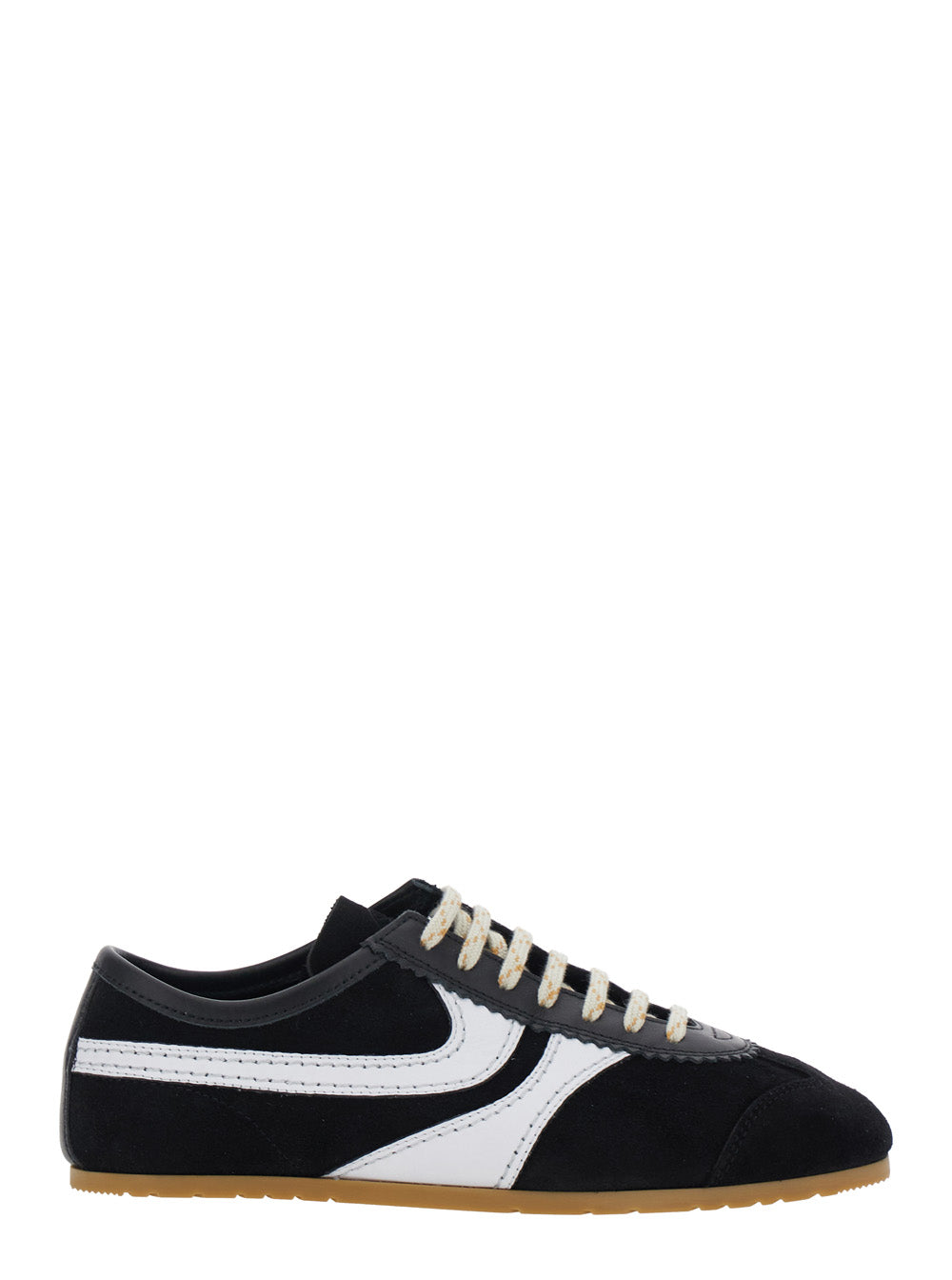 Dries Van Noten Women Sneakers With Elegant Design And Rubber Sole Black Calf Unisex DRIES VAN NOTEN