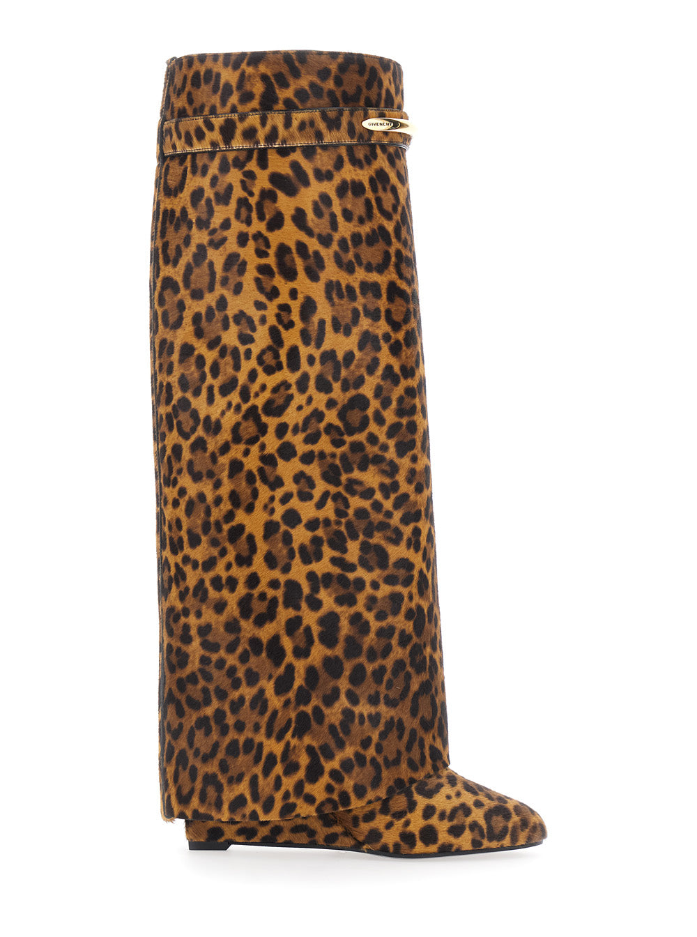 Givenchy Women Brown High Heeled Boots With Elegant Leather Details For Women GIVENCHY