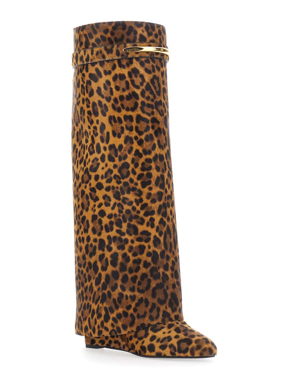Givenchy Women Brown High Heeled Boots With Elegant Leather Details For Women GIVENCHY