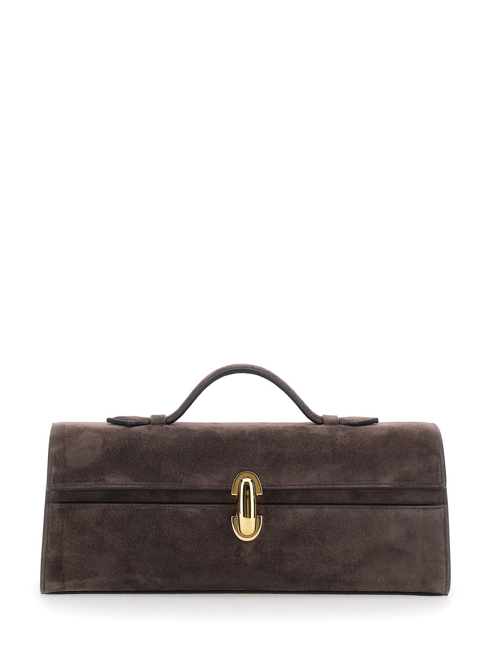 Savette Women Slim Symmetry Pouch With Brown Suede And Unisex SAVETTE