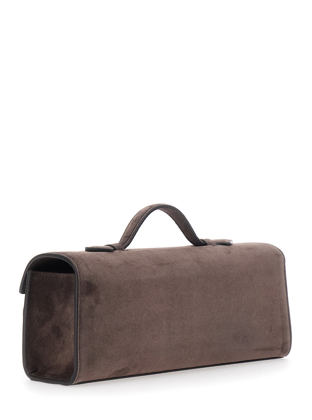 Savette Women Slim Symmetry Pouch With Brown Suede And Unisex SAVETTE